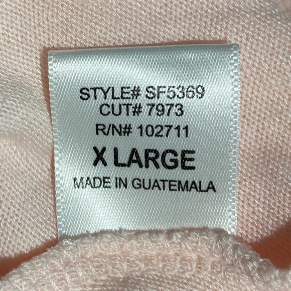 NWT GIBSON Pink Cozy Twist Front Pullover Sweater (XS) - Picture 8 of 10